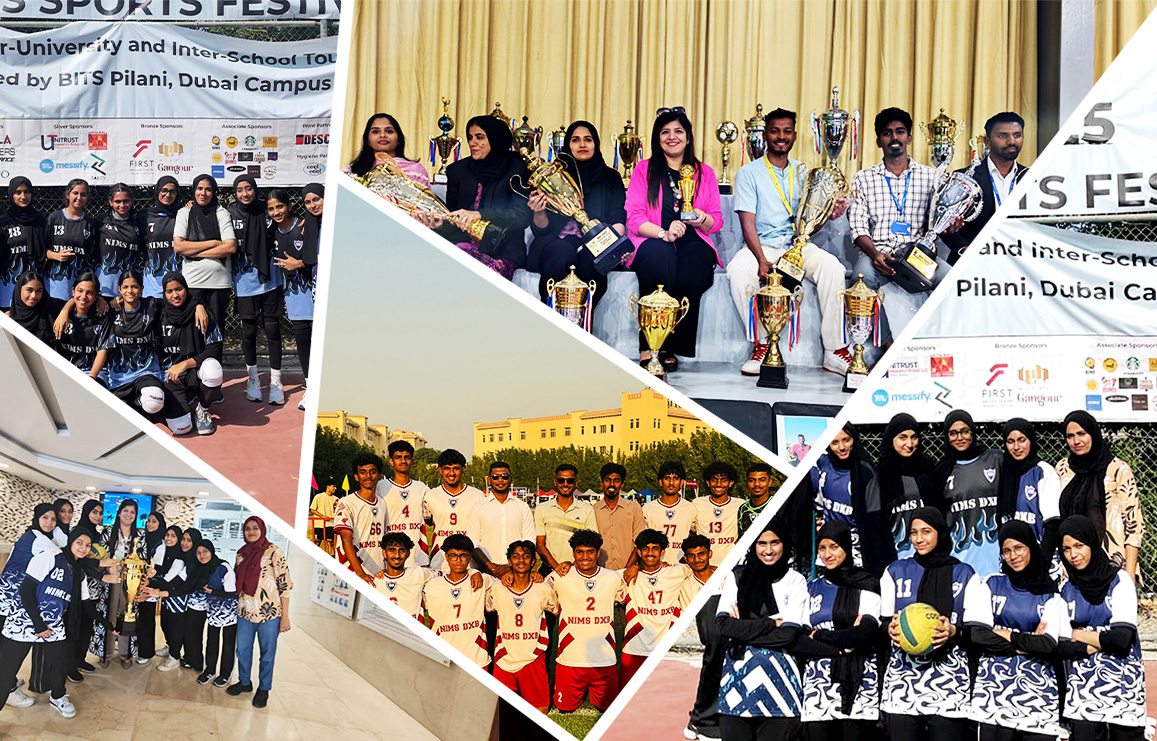 NIMS Dubai Excels at the BITS Pilani Inter-School Sports Tournament