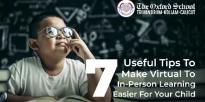 Student thinking about live classes, 7 Tips to make virtual to live classes easy for children
